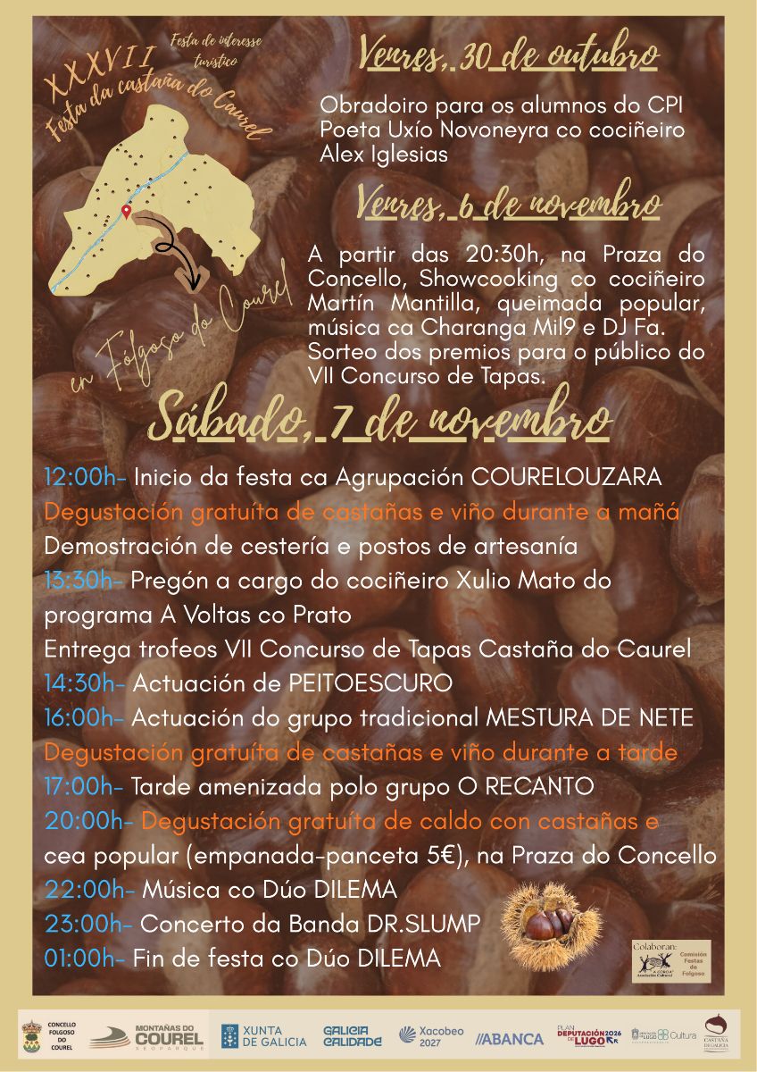 Foto real de Festa da Castaña do Courel 2026