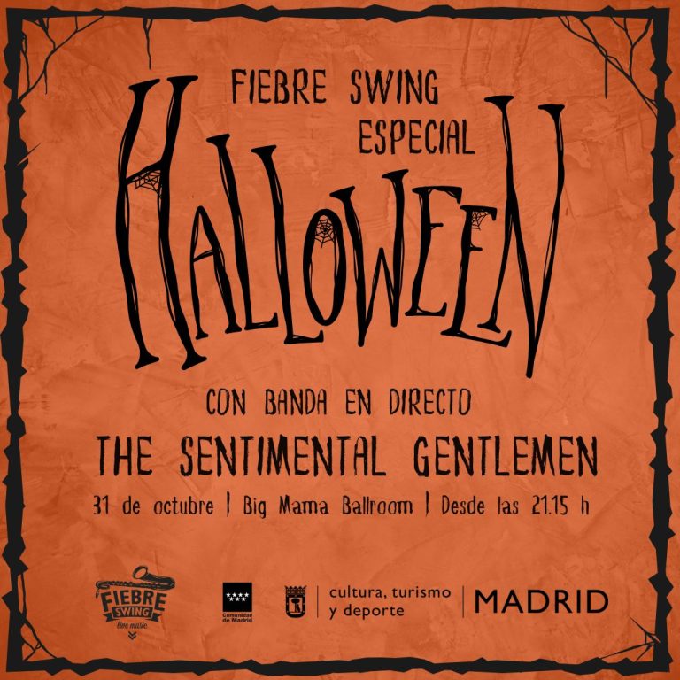 Cartel de Fiebre Swing – Halloween