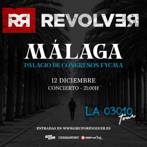 Revólver – LA 03010 Tour en Málaga