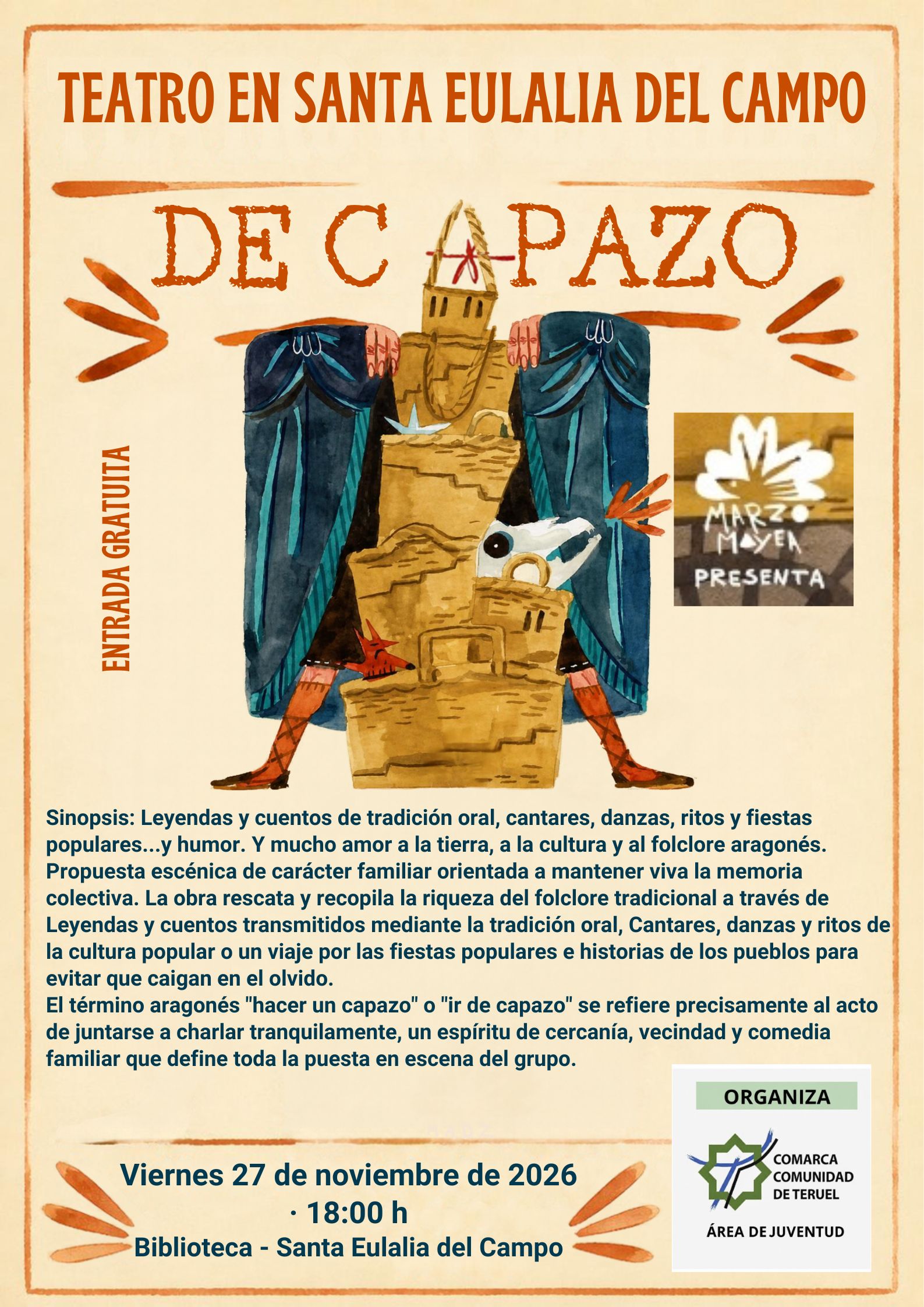 De capazo – Teatro familiar en Santa Eulalia
