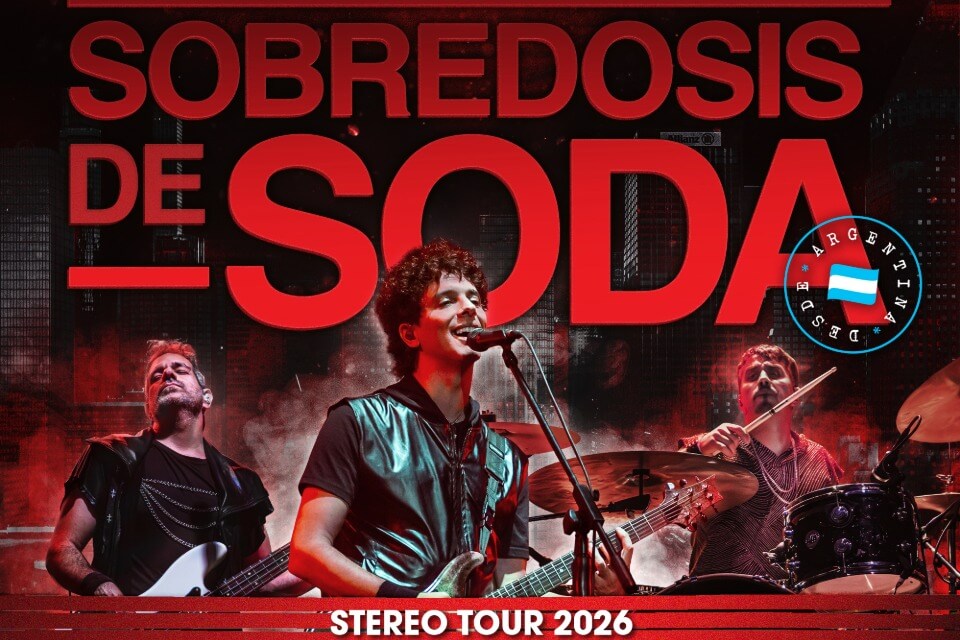 Cartel de Sobredosis de Soda – Homenaje a Soda Stereo