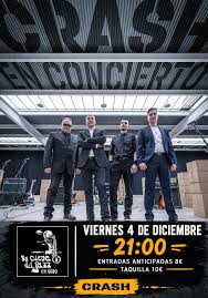 Cartel de Crash – Concierto en La Cueva del Jazz