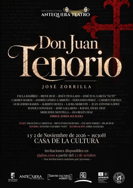 Don Juan Tenorio – Antequera Teatro (1 y 2 de noviembre)