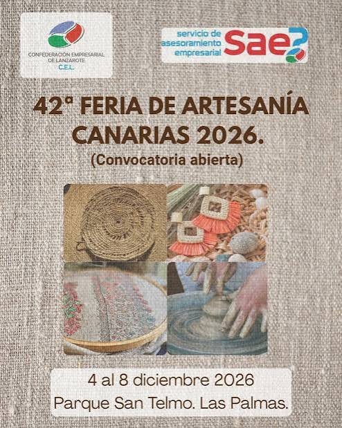 42.ª Feria de Artesanía de Canarias 2026 – Las Palmas de Gran Canaria