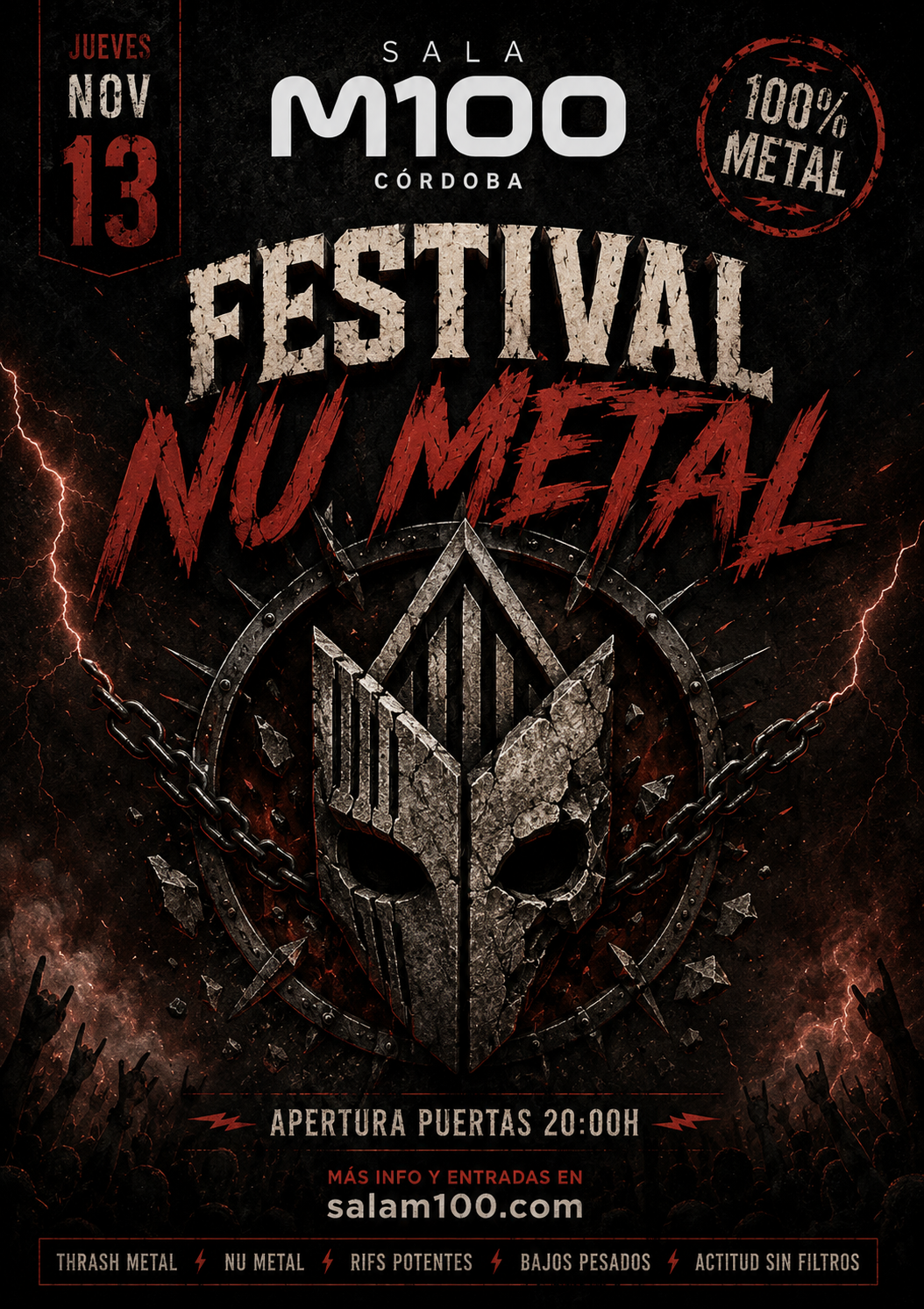Cartel de Festival Nu Metal