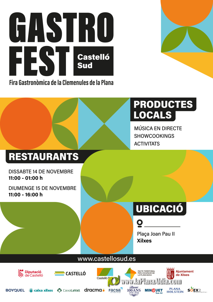 III Gastrofest Castelló Sud 2026 – Feria de la Clemenules en Xilxes