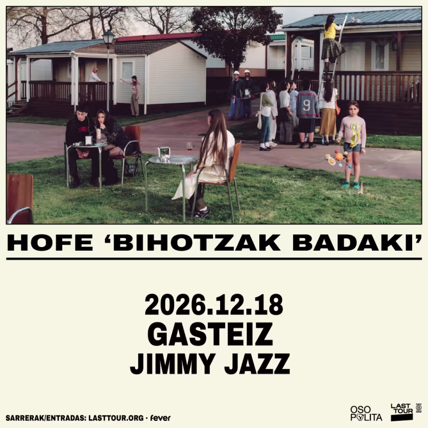 Cartel de Hofe en Jimmy Jazz – Vitoria-Gasteiz