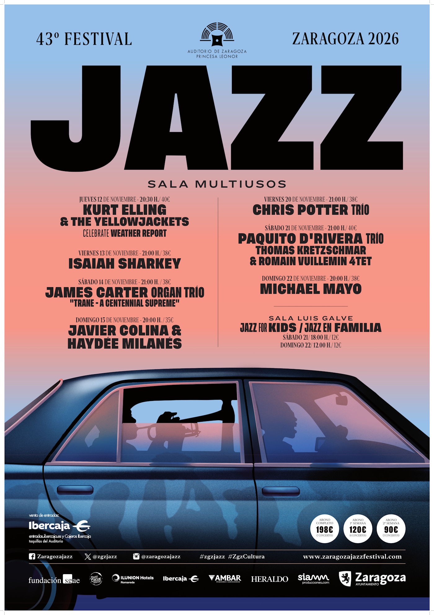 43º Festival de Jazz de Zaragoza 2026