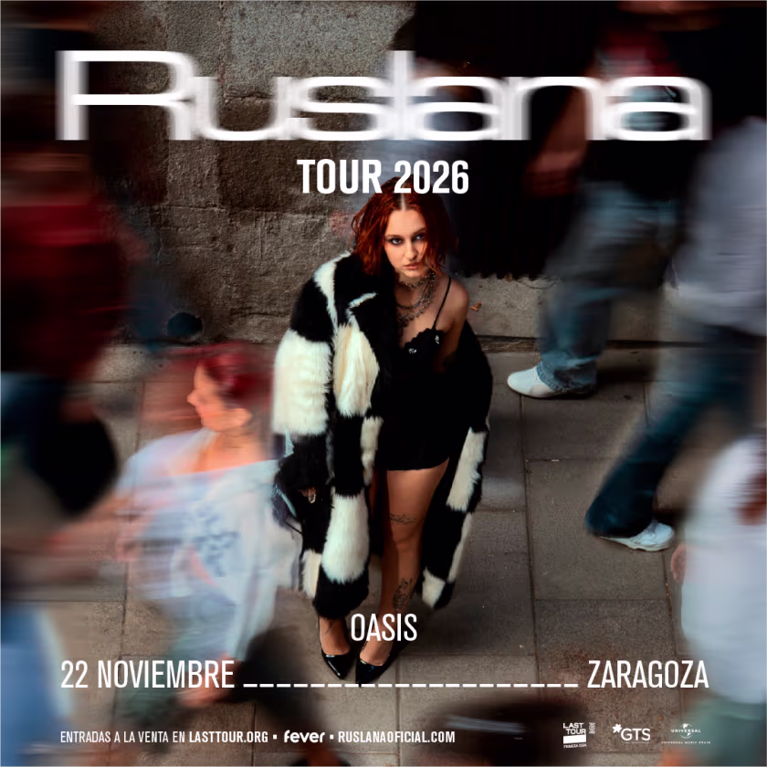 Ruslana en Zaragoza – Sala Oasis 2026