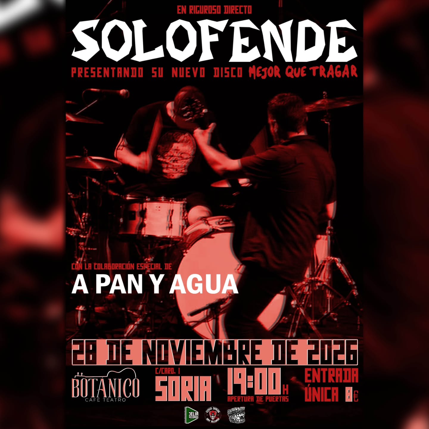 Solofende + A Pan y Agua en Soria