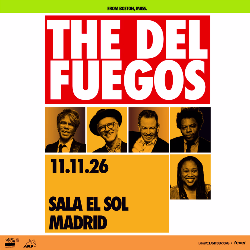 Cartel de The Del Fuegos en Sala El Sol