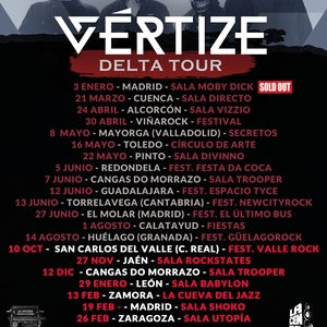 Cartel de Vértize – Delta Tour 2027 en Zamora